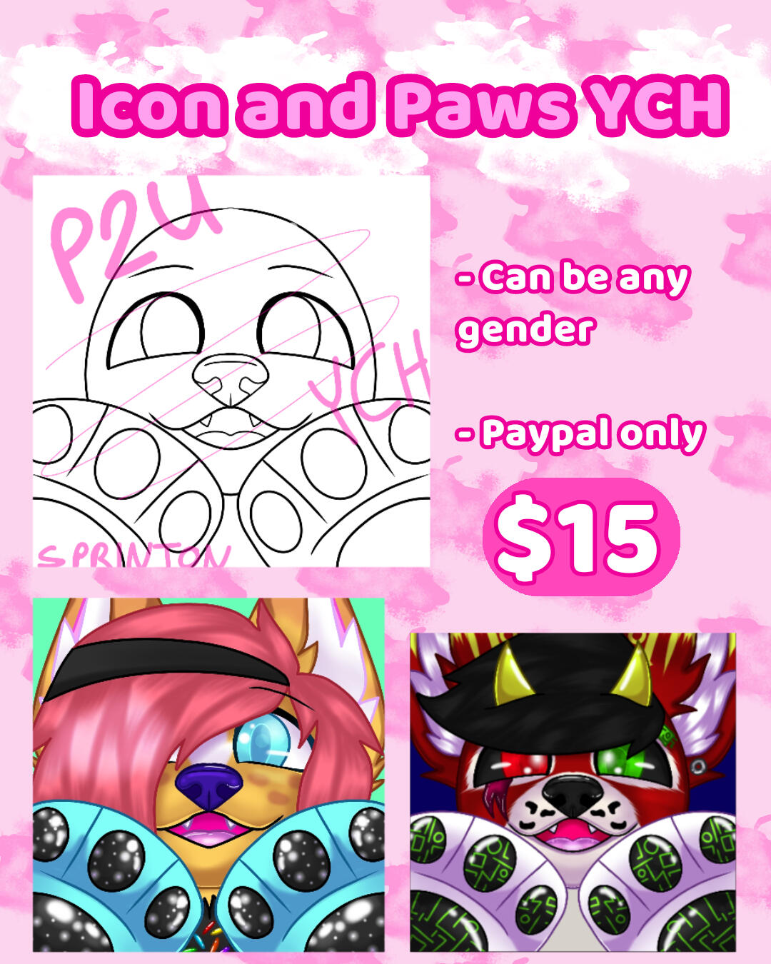 Commission sheet